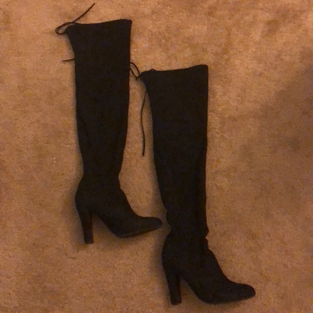 Steve Madden thigh high heeled boots